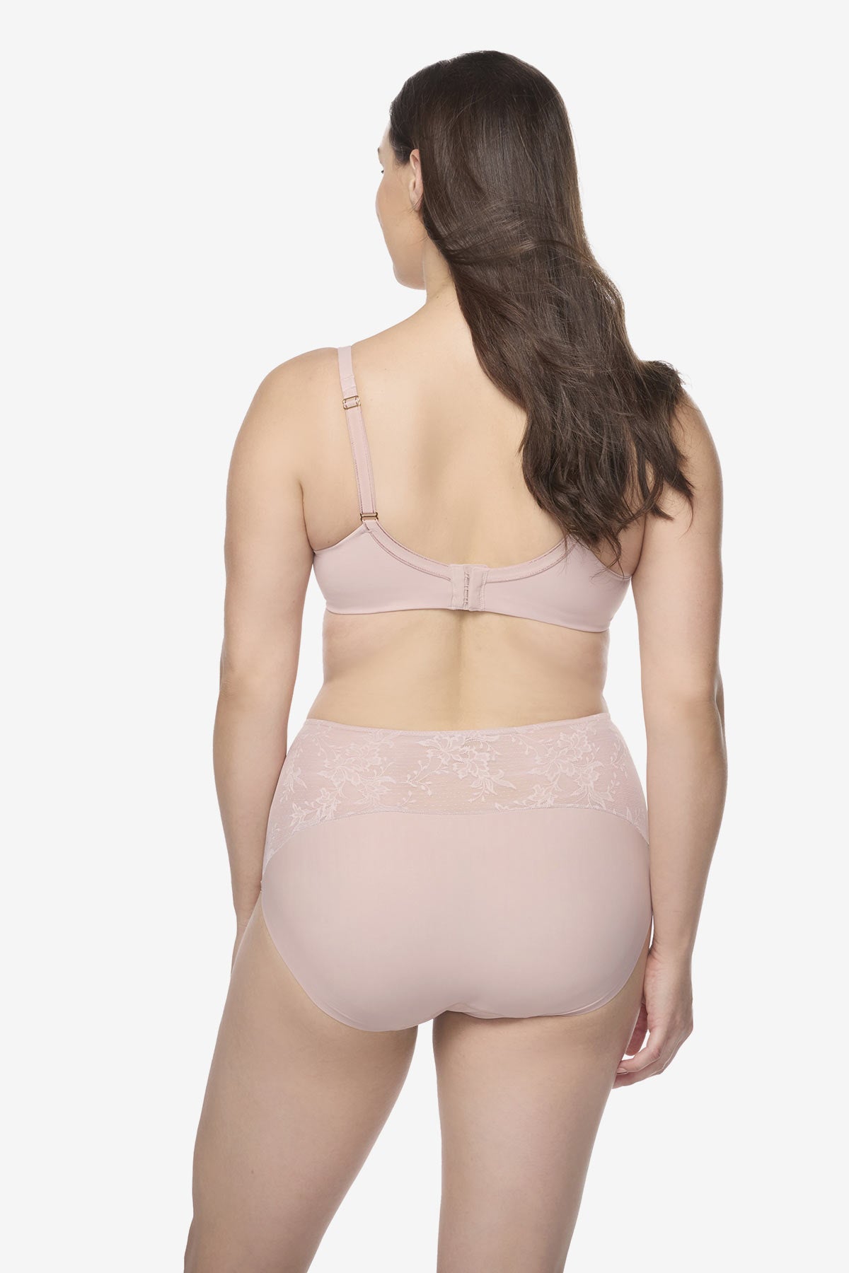 Luxe Dreamer Modern Brief in Adobe Rose