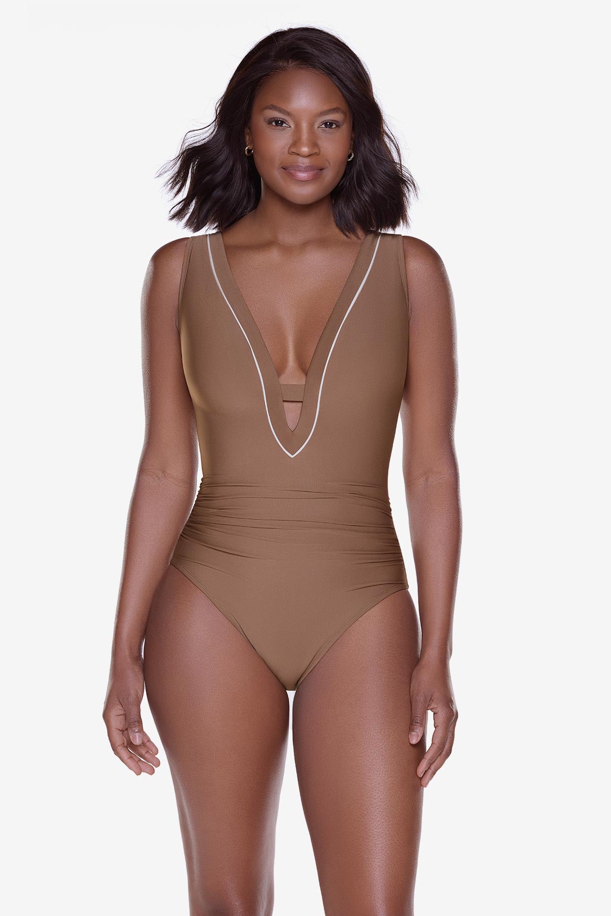 Zen One Piece in Flax