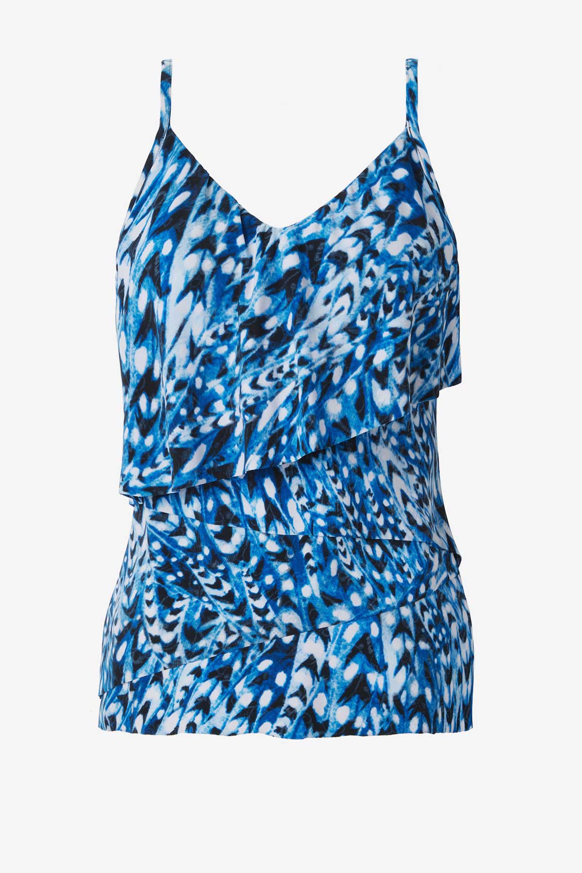 Chloe Tankini Top in Quill