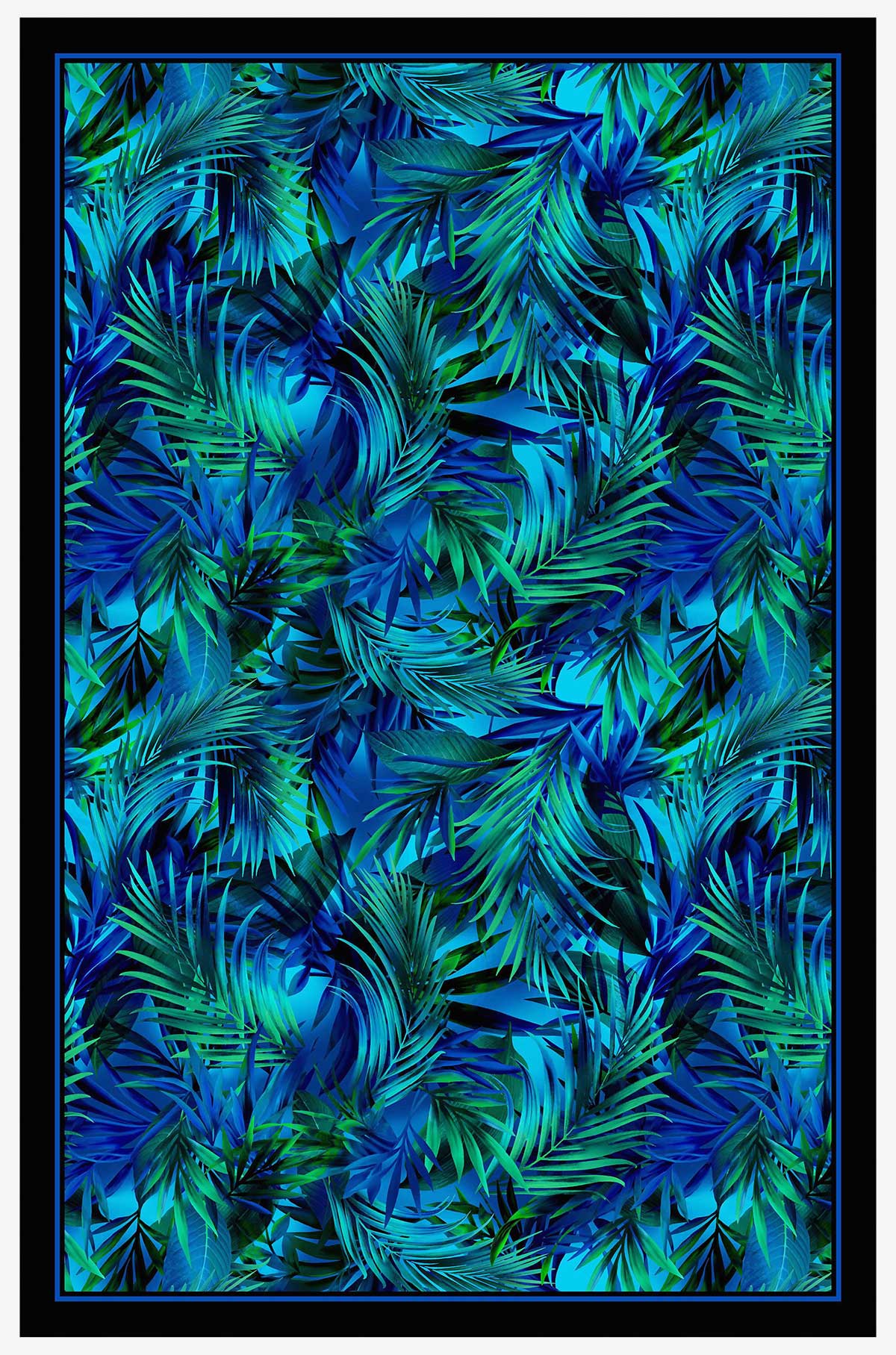 Scarf Pareo Cover Up in Palm Reeder