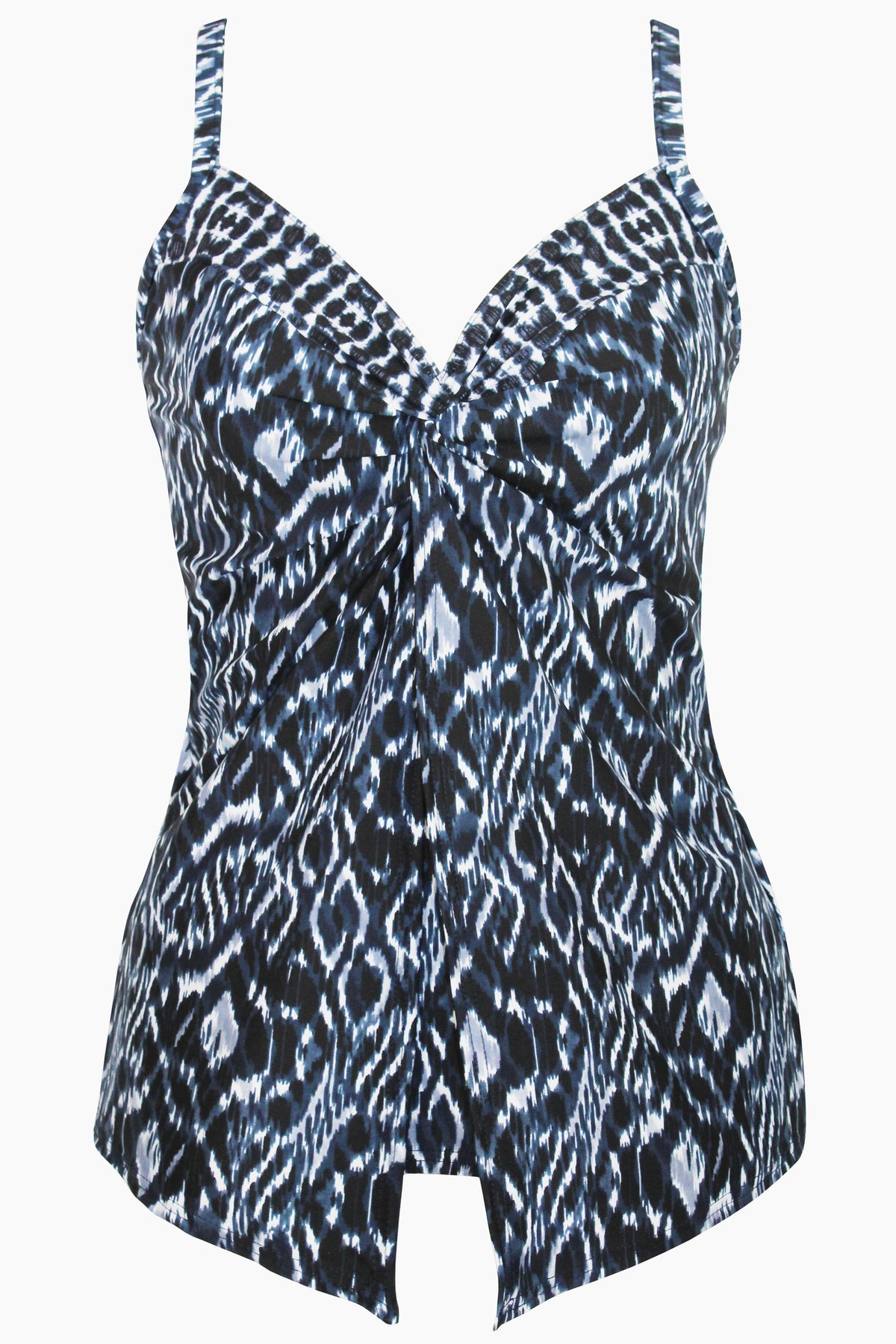 Plus Size Love Knot Tankini Top in Palatium