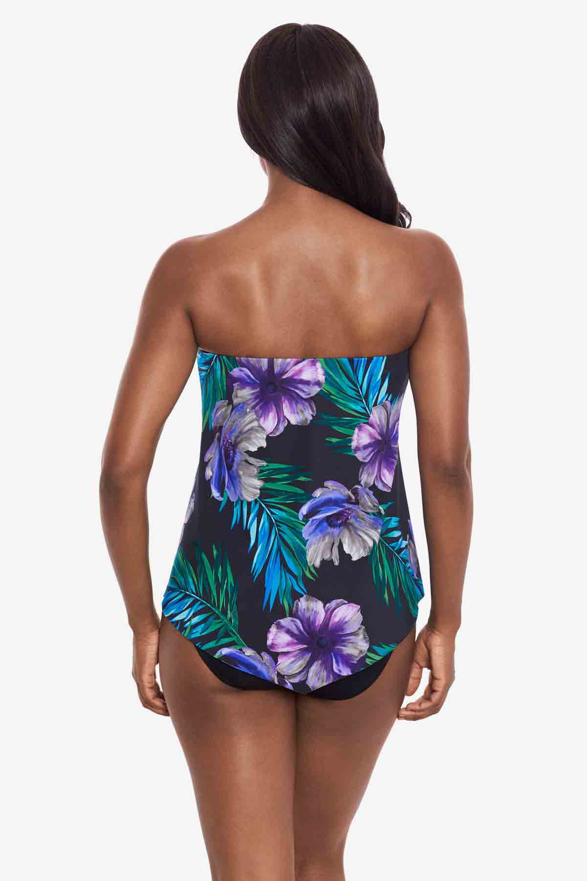Hankini Tankini Top in Flora Aura