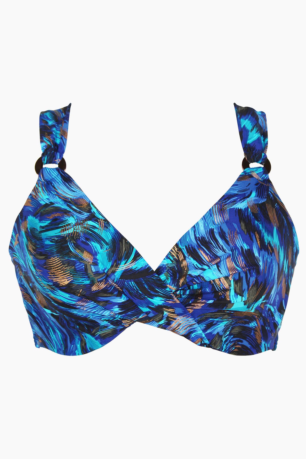 Fandango Plunge Swim Bra Top