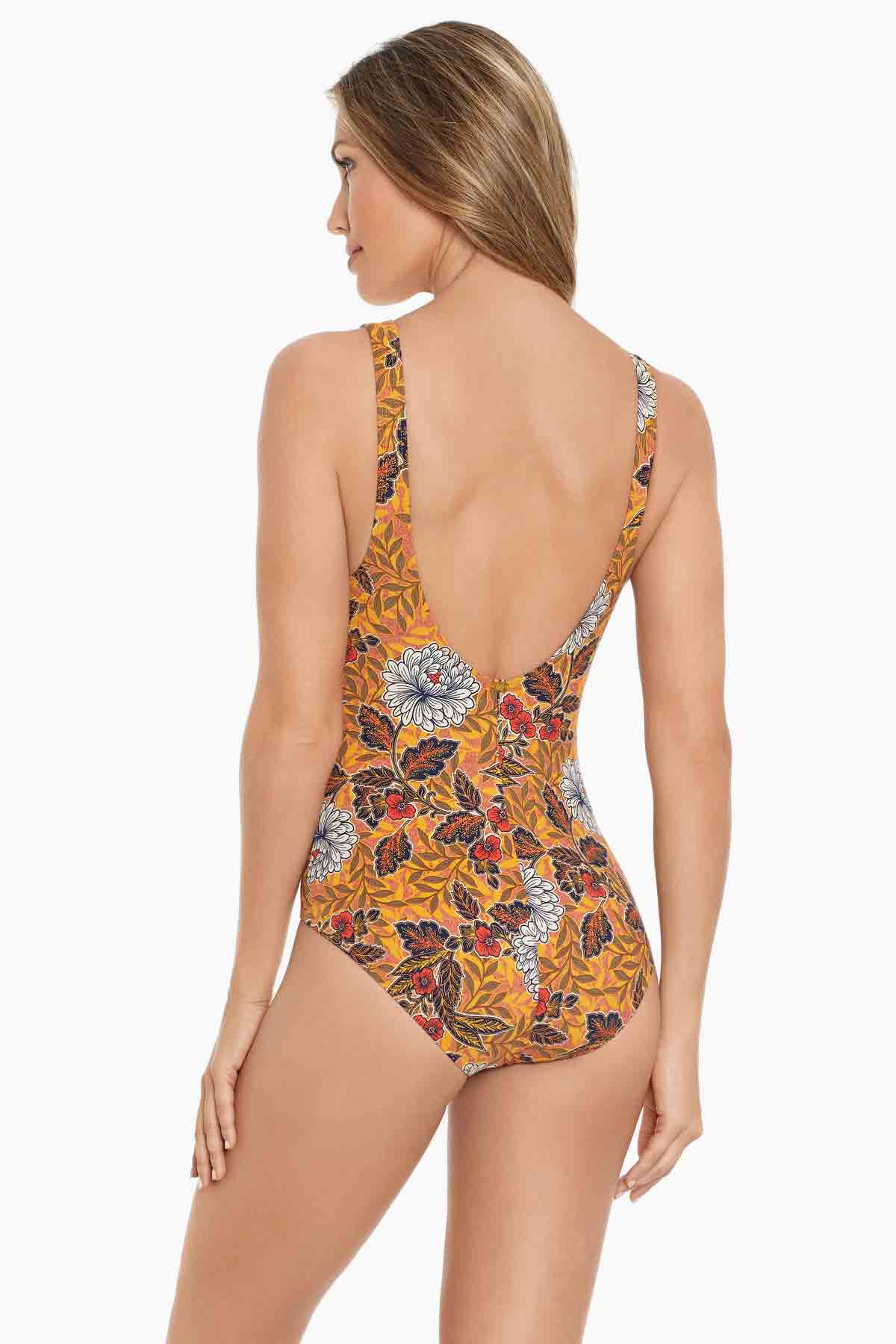 Gypsy Lace Up One Piece in Rhiannon