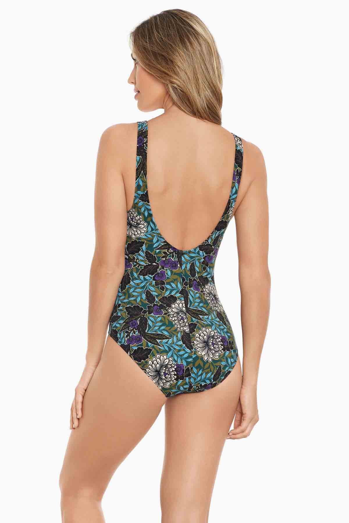Gypsy Lace Up One Piece in Rhiannon