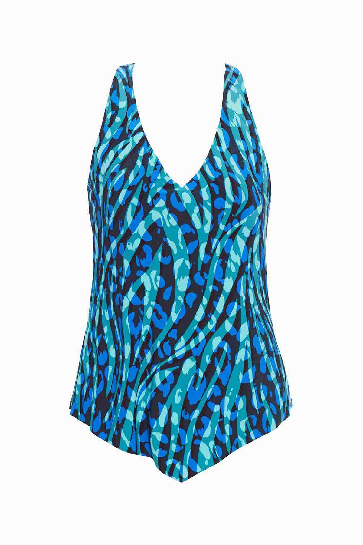 Taylor Tankini Top in Animal Instinct