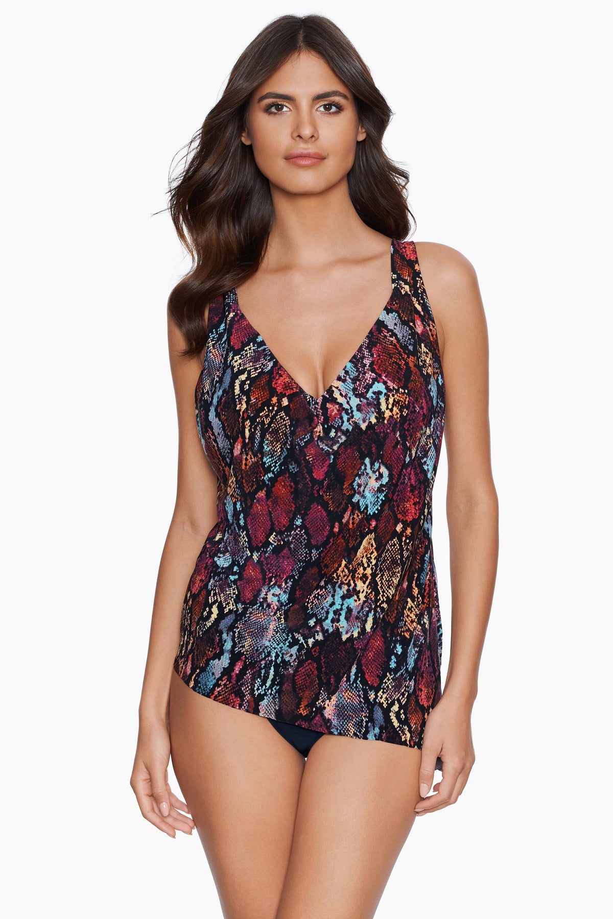 Winnie Tankini Top in Queen Cobra