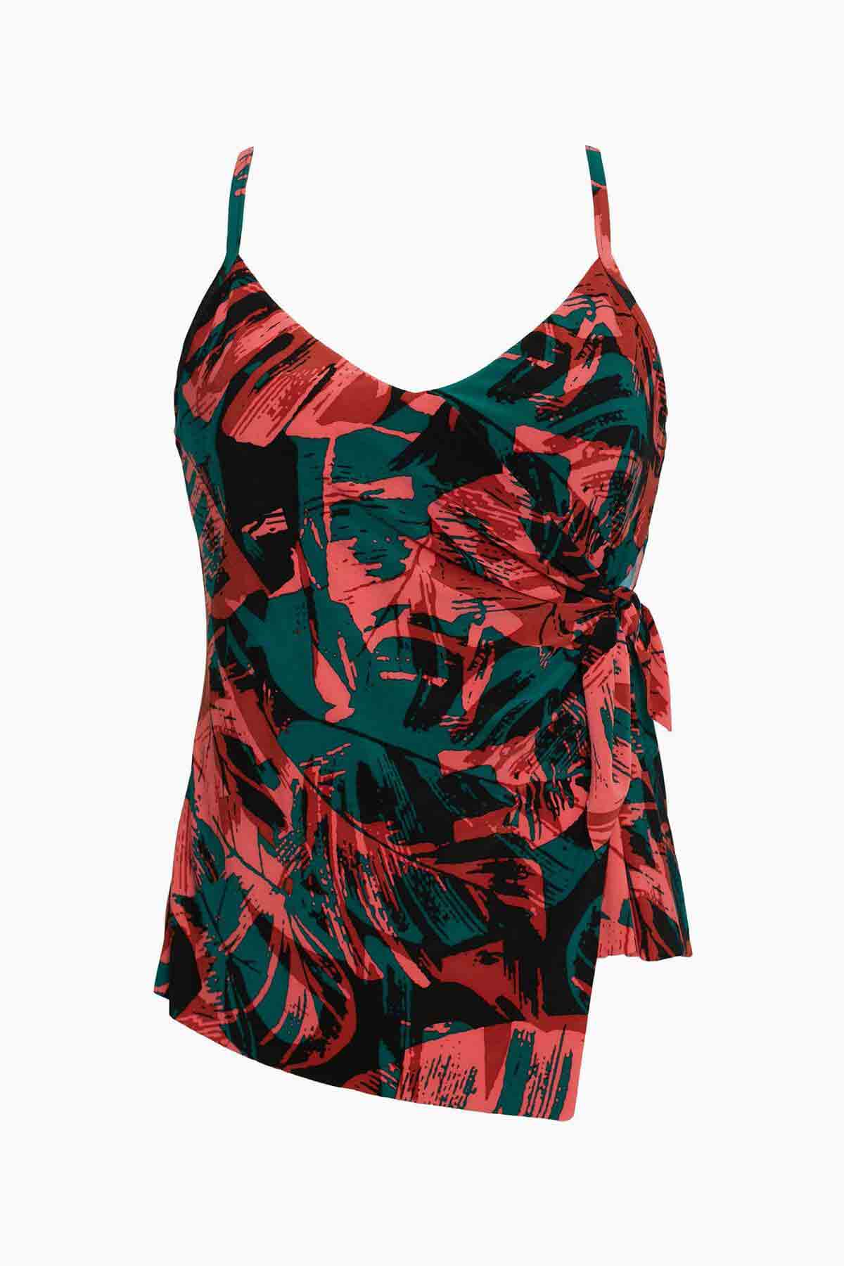 Carma Tankini Top in Livin Lush