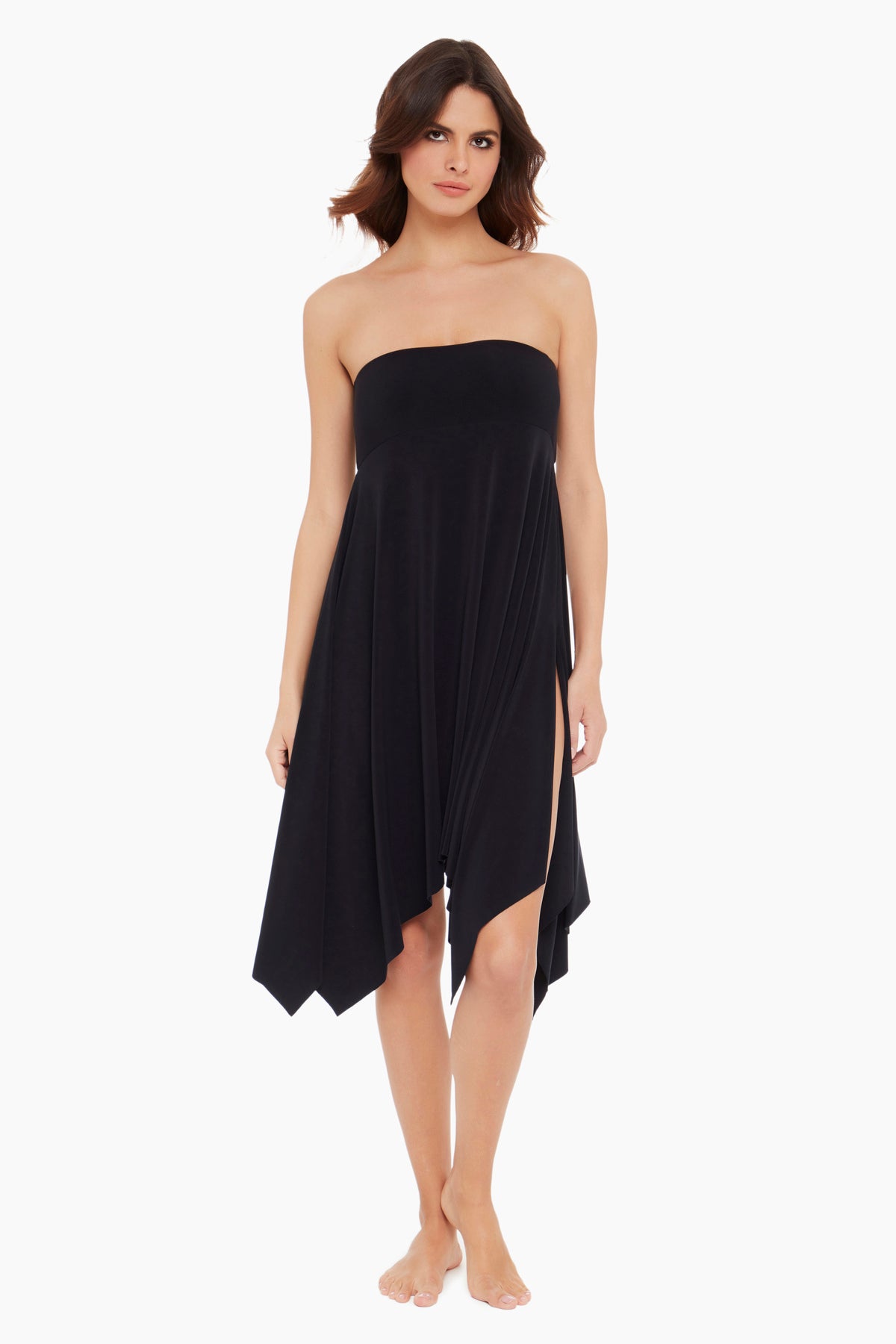 Jersey Handkerchief Convertible Skirt Dress Cover Up