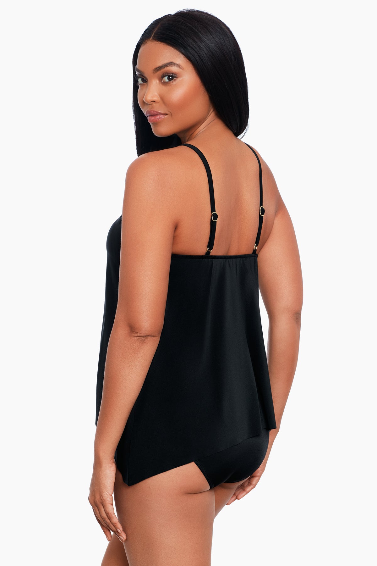 Peephole Tankini Top in Kashmir